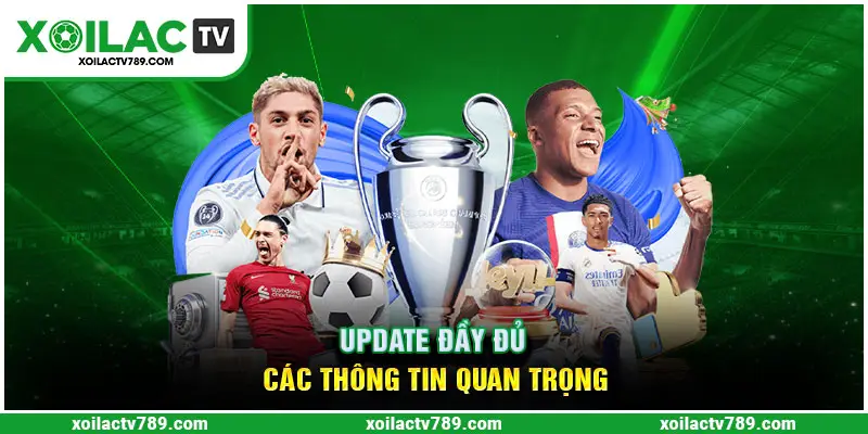 Các thông tin quan trọng luôn được update nhanh nhất